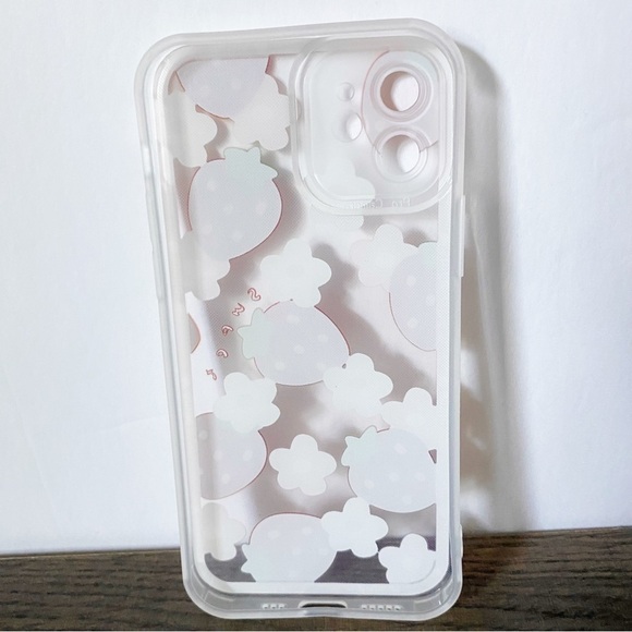 Strawberry Flower iPhone 13 Phone Case - Picture 2 of 2